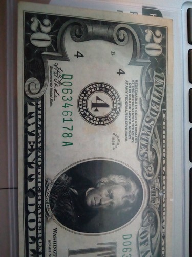 RARE 1928 20 AND 50 DOLLAR BILL CLEVELAND OHIO MINT UNCIRCULATED - Picture 6 of 7