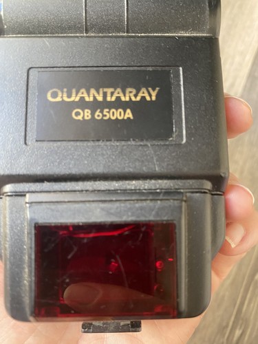 Quantaray QB-6500A Black Portable Shoe Mount Detachable Camera Flash - Picture 6 of 7