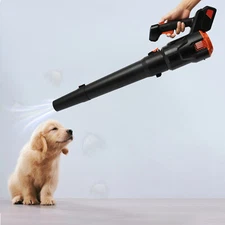 Battery Powered Blower Lightweight Blower for Lawn Care, Yard, Driveway Handheld