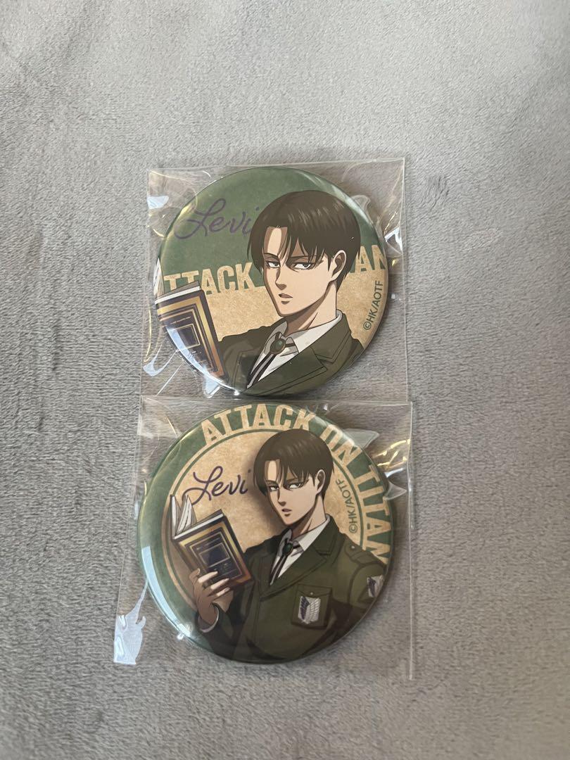 Attack On Titan Hands Tokyu Levi Can Badge