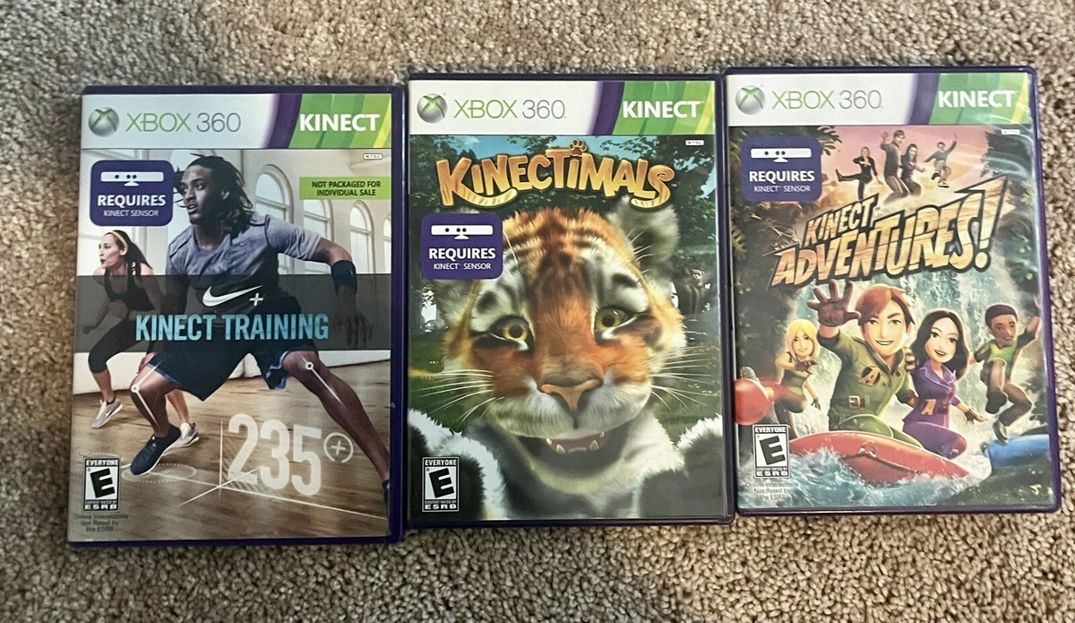 xbox Kinect 専用ソフト3本セット Set Of 3 Xbox 360 Kinect Games- Kinect Training, Kinectimals