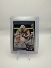 2025 Panini Score Football Gunnar Helm Rookie Auto #99