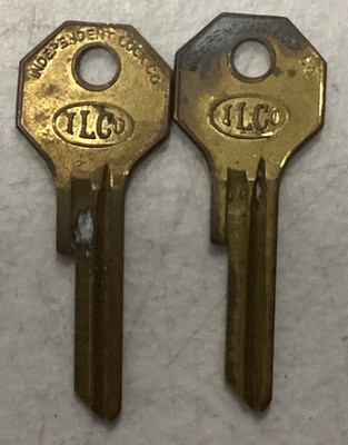 1 Key Blank Uncut Brass ILCO Y131 1949 to 1955 Chrysler Desoto Dodge 2 Available