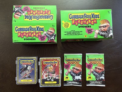 2010 Garbage Pail Kids Flashback Series 1 Base Set, Pack, Wrapper, Empty Boxes