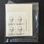 Canada Post # 592 BABN PL No. 1 SEALED 4x Corner Plate Block Set - FV$ 1.12