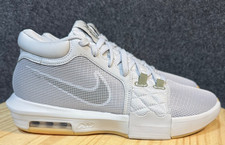 Nike Mens LeBron Witness 8 EP Light Iron Ore/Olive Sail FB2239-003 Sz 11 No Lid