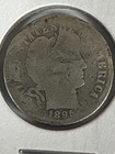 Key Date!!! Circulated 1895 S barber dime