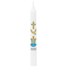 Catholic Baptism Candle Boys Girls Gift Velas Para Bautizo De Nio Church