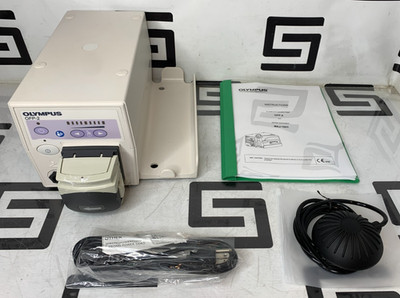 Olympus OFP-2 Endoscopic Flushing Pump Irrigation W/ Footswitch W/ Manual TESTED