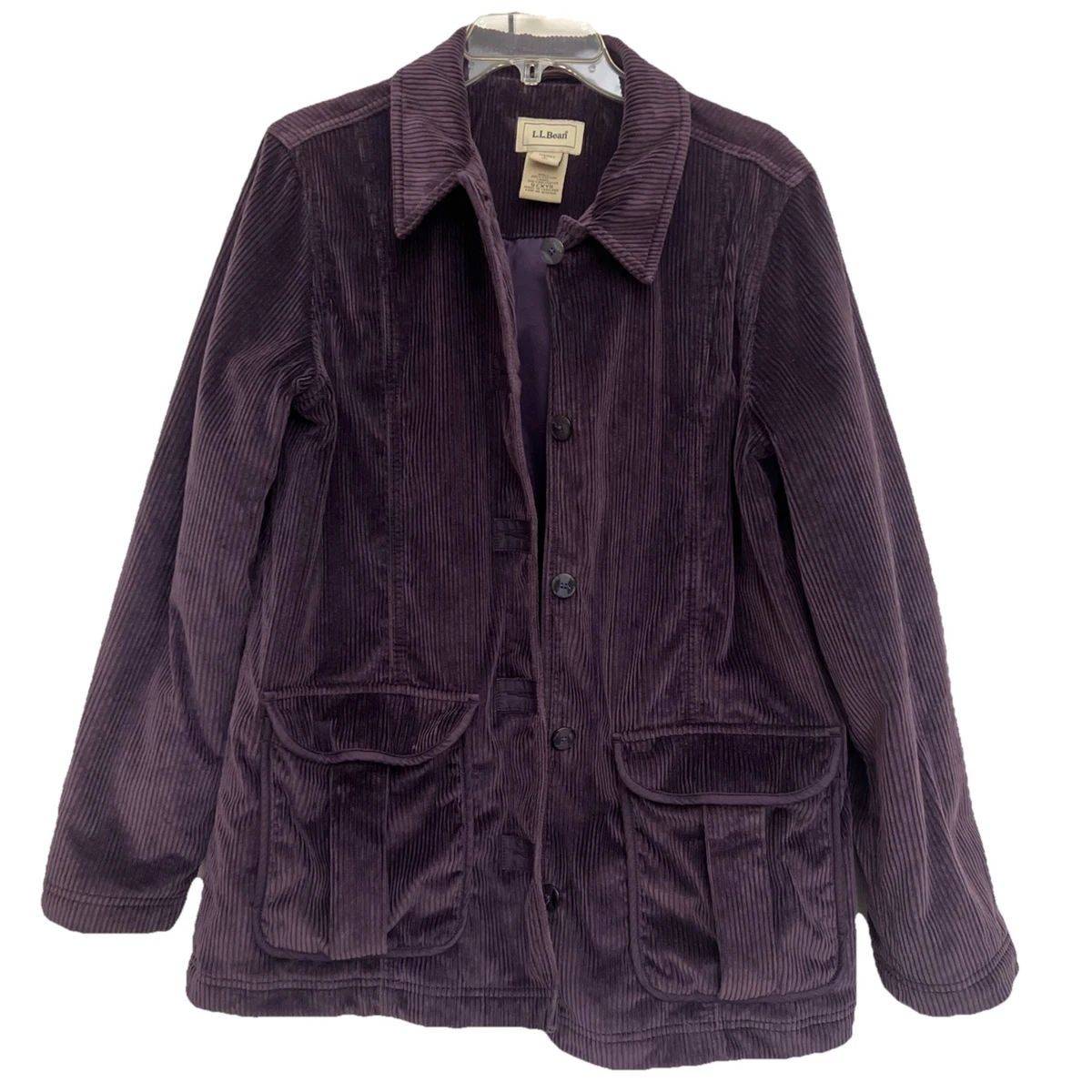 L.L. Bean Corduroy Purple Coats, Jackets & Vests for Women for