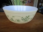 Pyrex Shenandoah 2.5L Mixing Bowl #403 Yellow/Green Floral