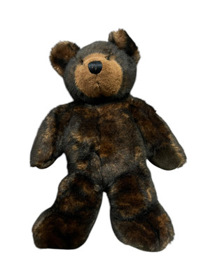 Bestever Teddy Bear Dark Brown Fur Fuzzy  Toy Gift Lovey Stuffed Animal