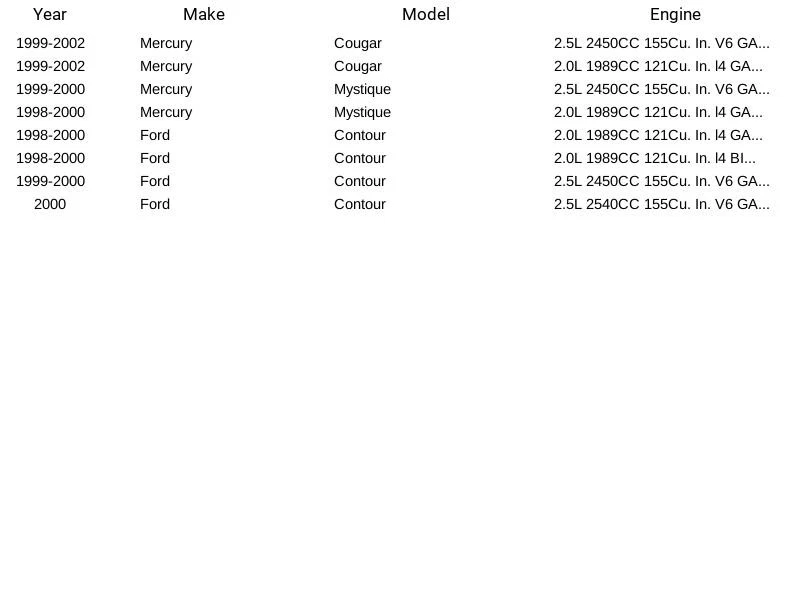 Módulo de bomba de combustível Airtex E2273M para Mercury Ford Contour Cougar Mystique 98-02 - Imagem 4 de 4