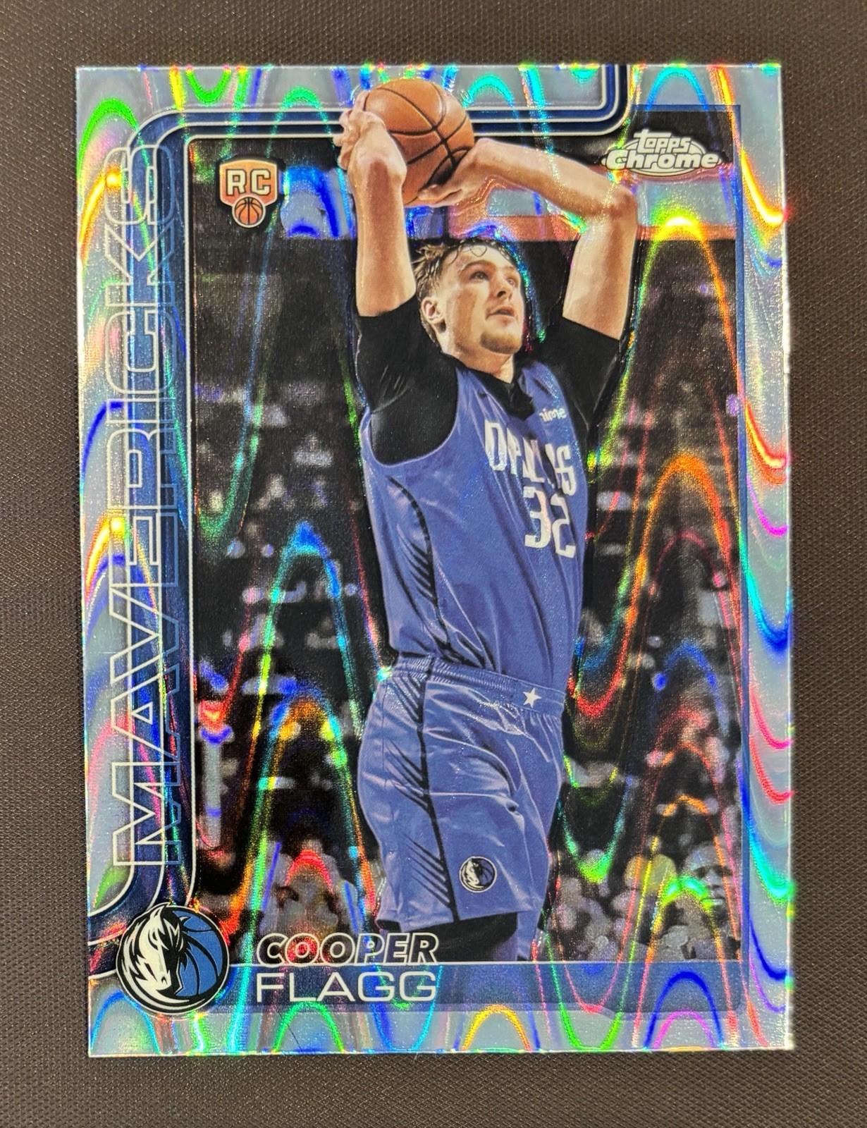 2025-26 TOPPS CHROME COOPER FLAGG #251 RAYWAVE REFRACTOR RC