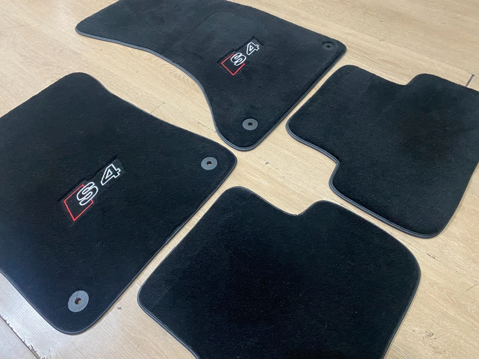Luxury Floor Car Mats for Audi S4 2008-2015 B8 , Set of 4 , Made to Order — 第 3/4 张图片