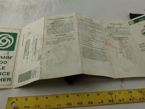 1982 Jaguar XJS Owner's Manual W/Service Record **AS IS** - Bild 7 von 10