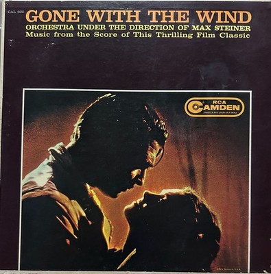 Gone With the Wind Max Steiner, Clark Gable Vivien Leigh Vintage Vinyl Record Al