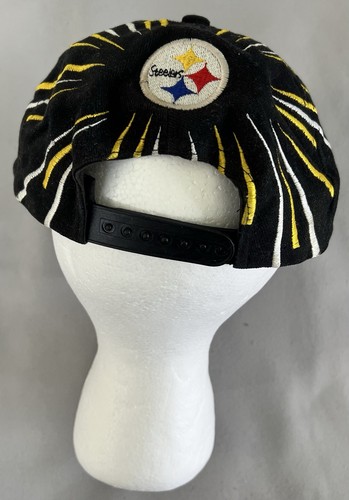 Vintage Pittsburgh Steelers NFL Snapback Hat Shockwave Football Y2K - Picture 9 of 10