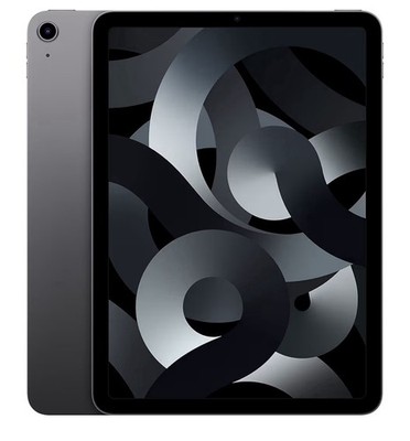 Apple Early 2022 iPad Air 5th Gen, 10.9-inch, Wi-Fi, 64GB, Space Gray