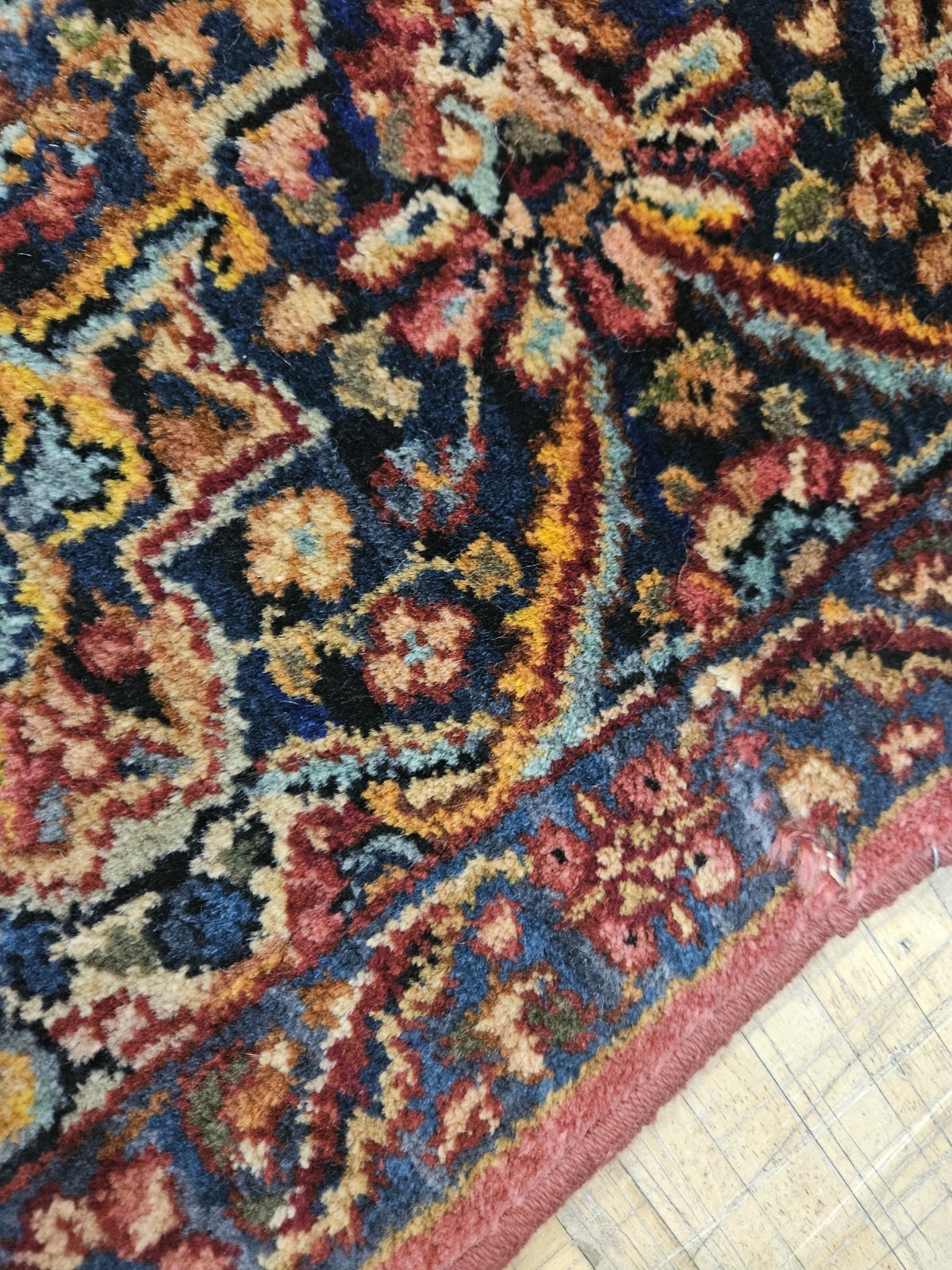 10x16 KARASTAN ANTIQUE MULTICOLOR PANEL KIRMAN 717 PALACE SIZE 100% WOOL RUG VGC