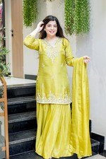 Salwar Kameez Pakistani Indian Wedding Party Wear Dress Bollywood Palazzo Suit