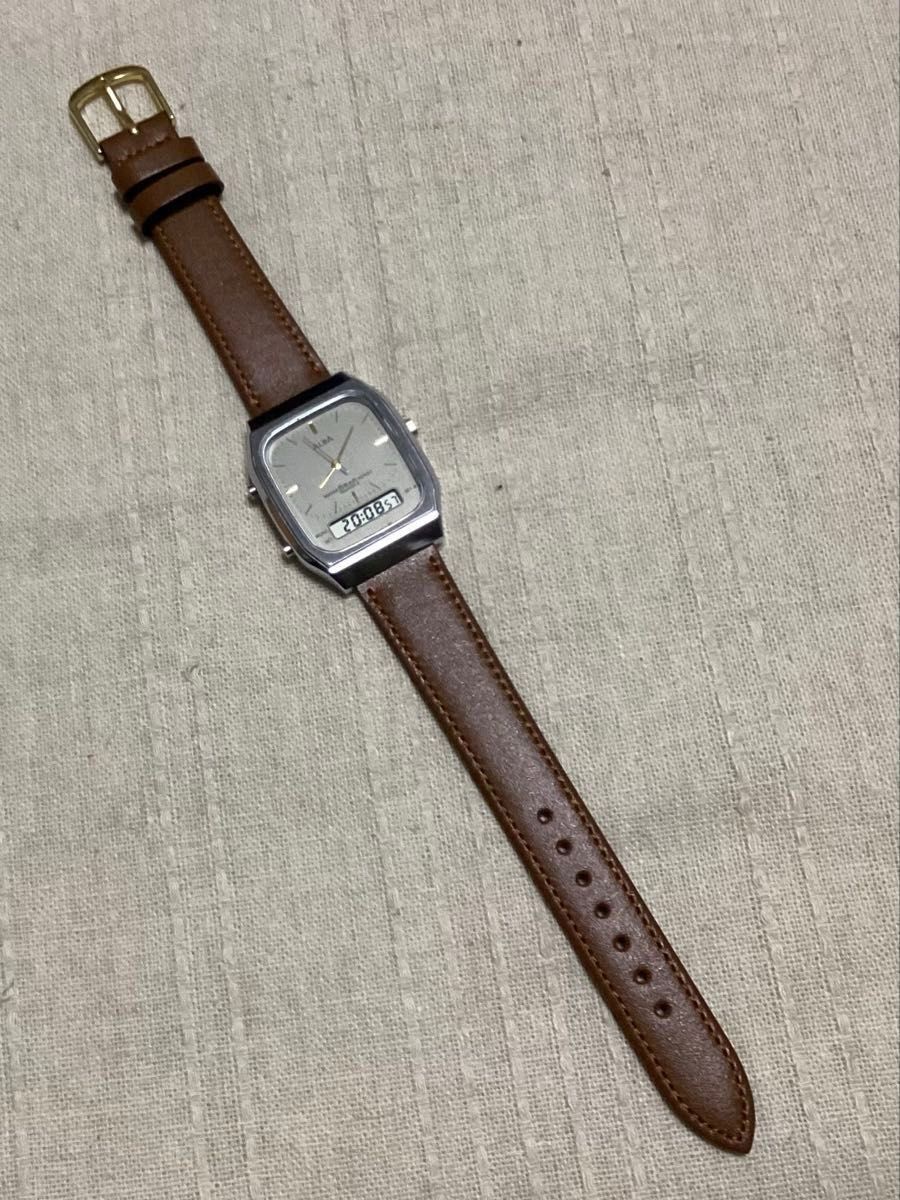Watch Strap Retro 1980 Movie from with V041-5120 Leather SEIKO ALBA - VintageWatches.PK Watch Strap Retro 1980 Movie from with V041-5120 Leather SEIKO ALBA - vintagewatches.pk