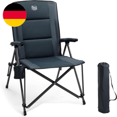 TIMBER RIDGE Campingstuhl Faltbar Breiter Sitz 55Cm XXL Klappstuhl Camping Gepol