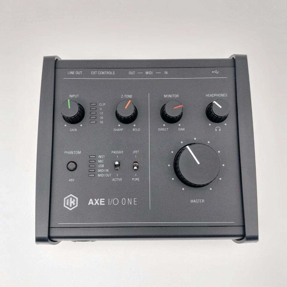 IK Multimedia AXE I/O ONE USB Audio Interface Z-Tone für Gitarre - OVP - Image 2 of 4