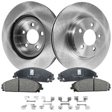 Disc Brake & Pad Kit For 2011-2020 Dodge Challenger Front Driver Passenger Side