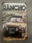 PLAQUE DÉCORATIVE STYLE VINTAGE MATRA RANCHO
