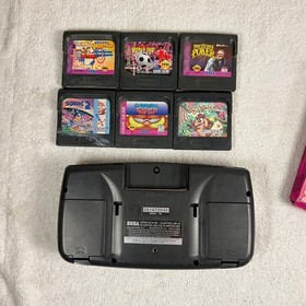 SEGA Game Gear Console RECAPPED Tested Works with 7 Games