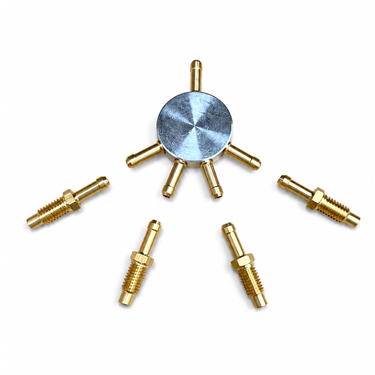 4 Way Distributor Splitter for Valve Saver Protection Fluid Between Cylinders..