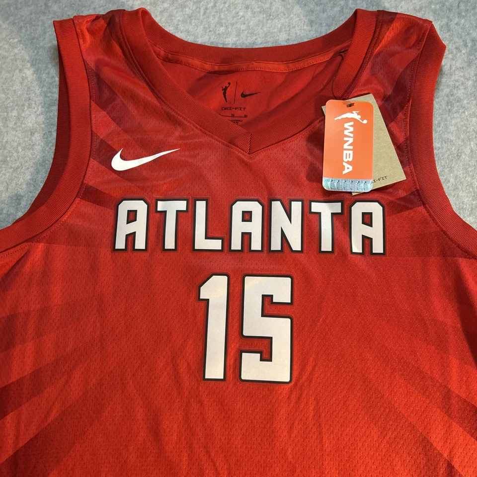 NWT Nike WNBA Explorer Edition Tiffany Hayes Atlanta Dream Jersey #15 - Size 52 - Image 3 of 4