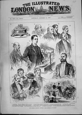 Old 1885 General Election Lord Rosebery Paisley Millar Coats Clark Ab Victorian