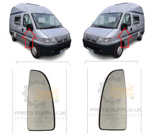 Neuf Lot De 2 Verres De Miroir D’Aile Avant Pour Citroen Relay 1996-2002