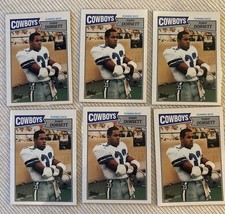 1987 Topps - Tony Dorsett #263 Dallas Cowboys RB (six cards)