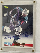 1995 Classic Hockey Draft Miroslav Satan autograph