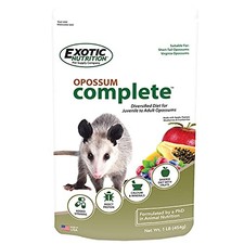 Opossum Complete 4 LB  Nutritional Healthy Pellet Diet  Food for Short-Tailed