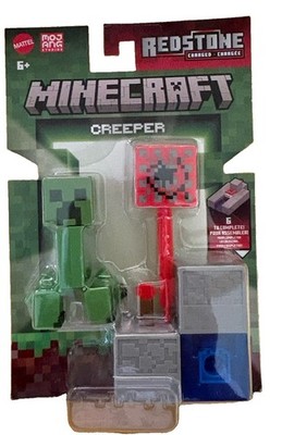 Minecraft Redstone Charged Creeper 3.25  Figure NEW 6+