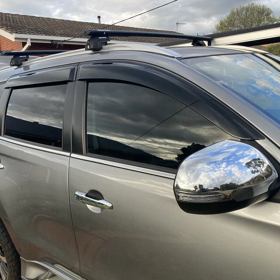 Weather Shields Weathershields Tinted for Mitsubishi Triton MR MQ 15-23 Dual Cab - image 4 of 4