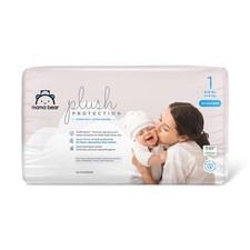 Amazon Brand - Plush Protection Diapers - Size 1, 54 Count, Hypoallergenic Pr... 0.38 per diaper