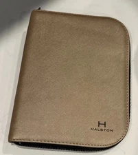 Halston Jewelry Portfolio Case Travel Organizer Bag for Necklace Earrings Rings