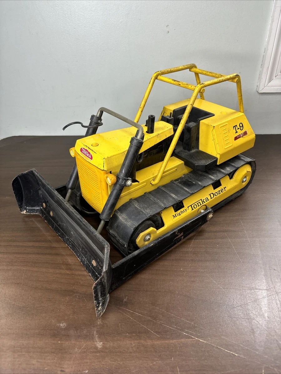 Tonka ショベルカー 黄色 Tonka Yellow Dozer Vintage Manufacture Diecast Construction