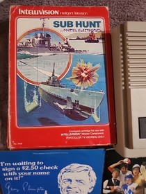 Mattel Intellivision II Console 5872 with Controllers Games and manuals Tested