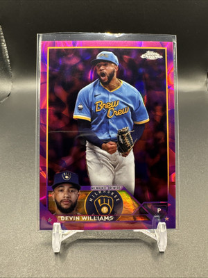 2023 Topps Chrome Update Devin Williams Lava Lamp Refractor /299 
