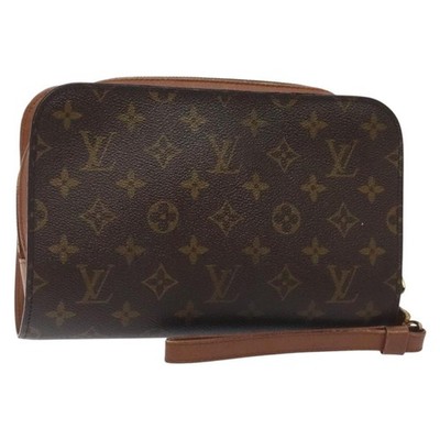 LOUIS VUITTON Monogram Orsay Clutch Bag M51790 LV Auth bs27579