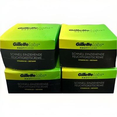 Gillette Labs Bartpflege Feuchtigkeitscreme für Männer 4er Pack (4x 100 ml)