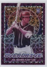 2021 Panini Chronicles Overdrive Purple Velocity Prizm Ha-Seong Kim #2 qf6