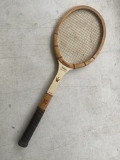 VINTAGE Wilson JACK KRAMER Autograph WOOD TENNIS Racquet 4 3/8" Grip