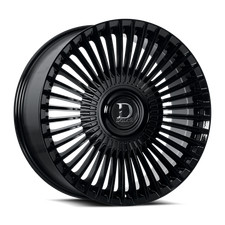 Dolce Luxury Trento 5x1125x114.3 22x10.5 5x112 40mm Glossy Black Wheel Rim
